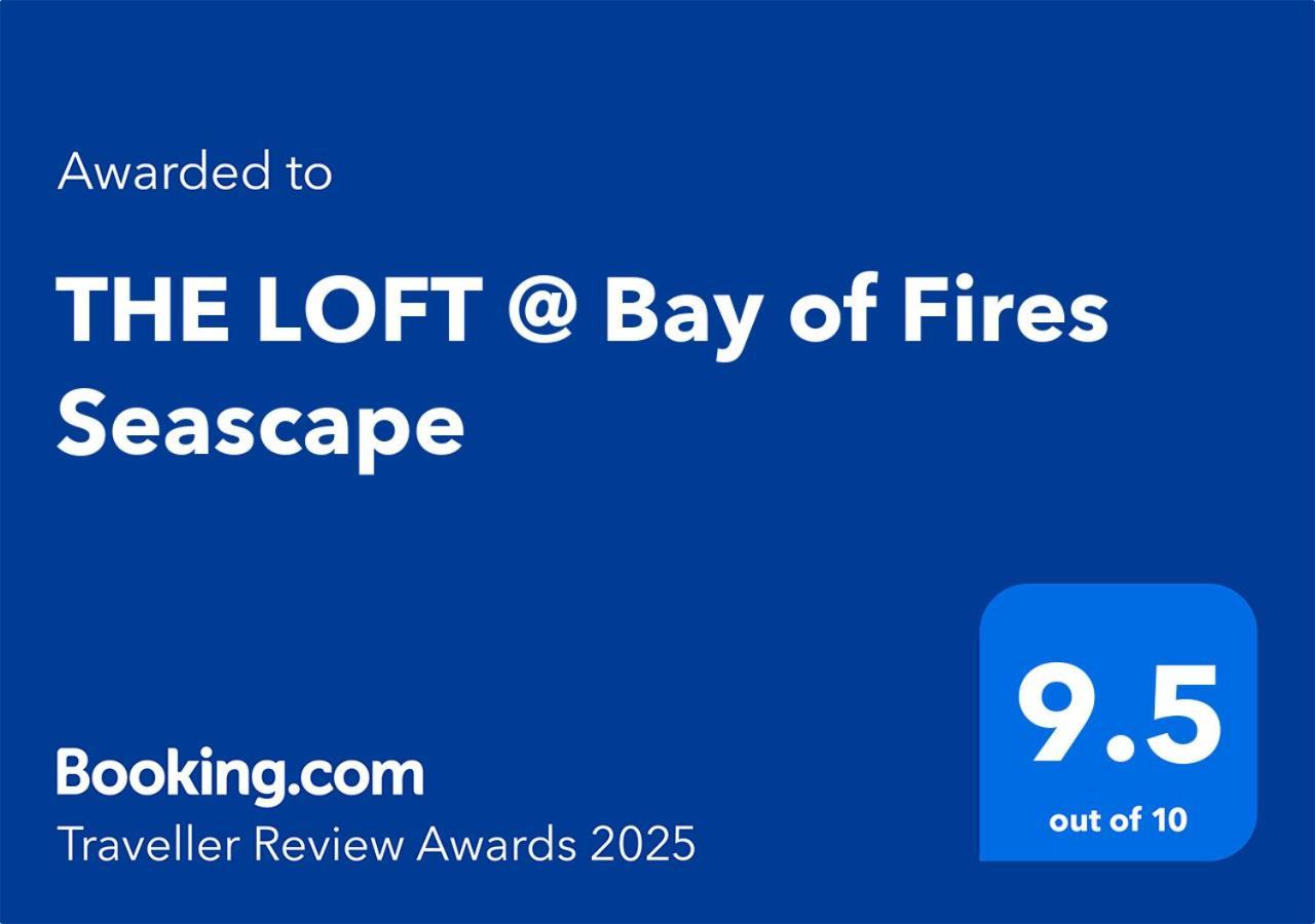 The Loft @ Bay Of Fires Seascape Apartment Binalong Bay Bagian luar foto